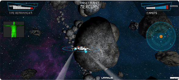 Gesture refinement — spaceship yaw and pitch